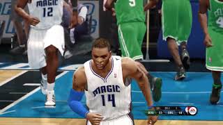 NBA Live 10 Gameplay  Boston Celtics vs Orlando Magic [upl. by Saraiya155]