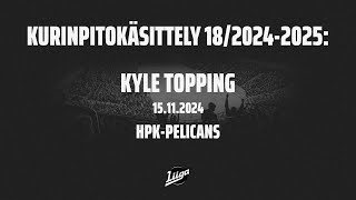 HPKn Kyle Toppingille yhden ottelun pelikielto [upl. by Yelahc]