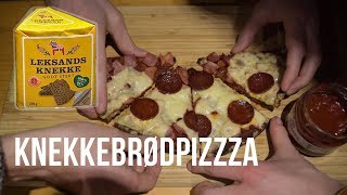 TEST Knekkebrødpizza med Leksands Knekke Godt Stekt [upl. by Juster150]