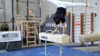 How to Do a Pommel Horse Routine  Gymnastics Lessons [upl. by Anyad]