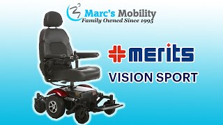 Merits Vision Sport with 75quot Seat Lift  New Power Chair [upl. by Iohk]