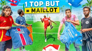 1 TOP BUT  1 MEGA MAILLOT DE FOOT 20242025  DEFI FOOTBALL TECHNIQUE [upl. by Ruff]