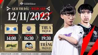 DCG VS ONE  BRU VS VCF  ONE VS VCF  LỄ BỐ THĂM CHIA BẢNG AIC 2023 [upl. by Park428]