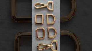 Bag Hardware Set Snap Hooks Square Rings amp Drings carosung bagaccessories [upl. by Krishnah276]