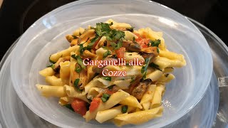 GARGANELLI ALLE COZZE Garganelli Pasta with Mussels tata cadavid [upl. by Wong]