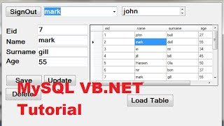 MySQL VBNET Tutorial 15 Change column title of datagridview when connecting Mysql [upl. by Enelyak875]