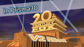 20th Century Fox 1994 V2 Logo Remake in Prisma3D [upl. by Seleta665]