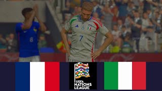 France vs Italy Highlights  Nations League 2024 [upl. by Anika]