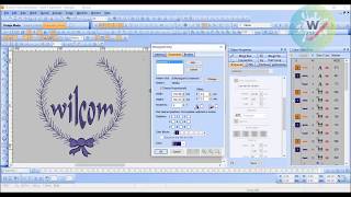 11دورة تطريز إعدادت الكتابة Wilcom E2 Lettering Setting [upl. by Dimah]