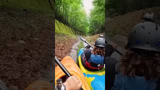 GoPro  Drainage Ditch Kayaking Race POV  Stu Telfer Shorts [upl. by Ettenahs108]