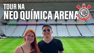 FIZEMOS O TOUR NA NEO QUÍMICA ARENA  Um Casal no Estádio [upl. by Bensky]