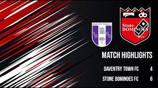 Daventry Town FC v SDFC  2425 MJPL  Highlights  FT 46 [upl. by Dloniger906]