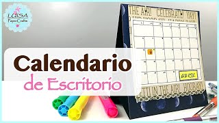 Cómo hacer un Calendario de Escritorio 2020  Ft Beebeecraft  Luisa PaperCrafts [upl. by Rhtaeh]