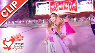 Jacintha Abisheganaden performs Beauty World Cha Cha Cha  National Day Parade 2022 [upl. by Matti]