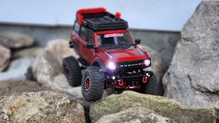 scx24 Bronco Deadpool on the outdoorcourse for a lil run [upl. by Margery]