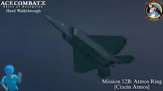 Ace Combat X Walkthrough  Mission 12B Atmos Ring with F22 Raptor [upl. by Willin]