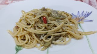 SPAGHETTI CON I CARCIOFI  COOKEO  PRESSURE COOKER  Ricetta FACILE e VELOCE [upl. by Peppel622]