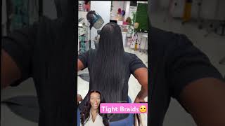 Haidresser Reacts To Tight Braids Hairstyle reaction hair braids haircare naturalhair [upl. by Mcwilliams800]