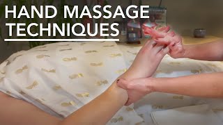 How to Massage the Hand Therapeutic Techniques [upl. by Ennaehr]