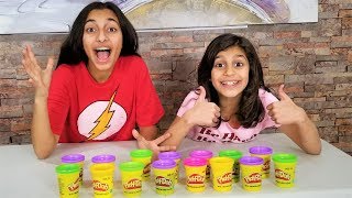 DONT CHOOSE THE WRONG PLAYDOH SLIME CHALLENGE [upl. by Eisor983]