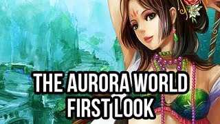 The Aurora World Free MMORPG Watcha Playin Gameplay First Look [upl. by Aisel]