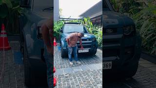 Mammootty Land Rover Defender 3 Litre🔥 shorts landroverdefender 369 dulquersalmaan actorscars [upl. by Martsen]