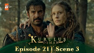 Kurulus Osman Urdu  Season 3 Episode 21 Scene 3  Turgut ne Mari ko phir se bachaya [upl. by Narcis398]