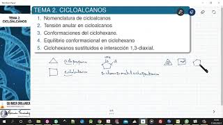 TEMA 2 CICLOALCANOS  TEMARIO [upl. by Alonso558]