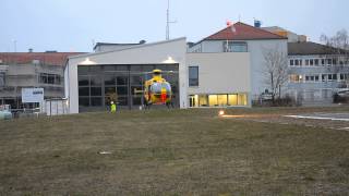 Landung EC 135 Christoph 18 DHXAD [upl. by Solim]