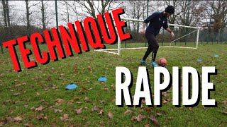 Comment être rapide et technique au football  ENTRAÎNEMENT COMPLET [upl. by Oderfliw847]