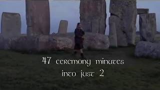 Handfasting ceremony at Stonehenge [upl. by Arodasi]