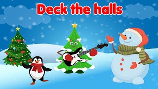 Deck the Halls Christmas Song With Lyrics  Christmas Songs And Carols  Christmas Sparkle [upl. by Thapa]