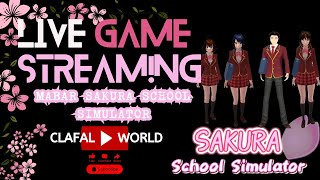 HARI MINGGU LIVE SAKURA SCHOOL SIMULATOR JELAJAHI PROPS ID SAKURA [upl. by Garber]