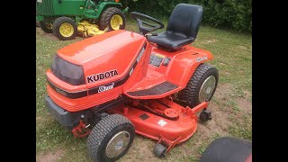 Kubota G1800S Minor Engine Fire [upl. by Maker871]