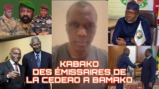 Sékou Tounkara  Kabako Très très urgent Des émissaires de la CEDEAO au Mali [upl. by Haelhsa]