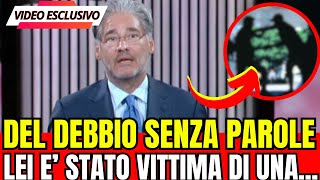 🔴 DEL DEBBIO SHOCK MILANO quotLEI E STATO VITTIMA DIquot GELO IN STUDIO [upl. by Imoan]