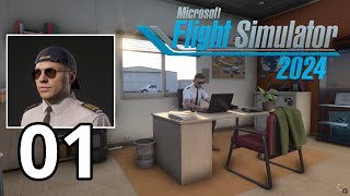 Real Airline Pilot starts his Microsoft Flight Simulator 2024 Career [upl. by Jay820]