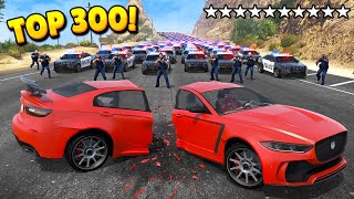 TOP 300 FUNNIEST FAILS IN GTA 5 Part 6 [upl. by Mycah365]