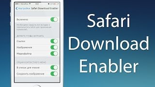 Safari Download Enabler доступен всем на iOS 7  arm64 [upl. by Onek]