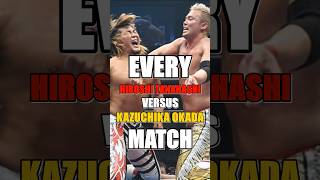 Every Hiroshi Tanahashi vs Kazuchika Okada Match NJPW newjapanprowrestling [upl. by Rebak]