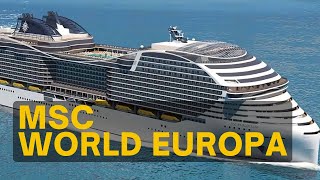 Tour Completo pelo MSC World Europa O Navio de Cruzeiro Mais Inovador da MSC [upl. by Hopper]