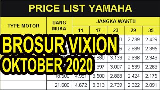 BROSUR YAMAHA VIXION OKTOBER 2020 [upl. by Aubrey]