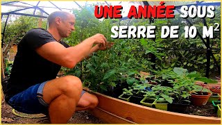 Une année sous la serre au potager ► Retour dexpérience 2021 [upl. by Guntar]