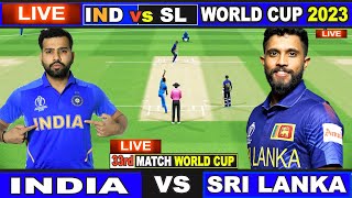 Live IND Vs SL ICC World Cup 2023  Live Match Centre  India Vs Sri Lanka  2nd Innings [upl. by Llirpa571]