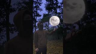 Moon🌕🔛Hand👋 youtubeshorts shorts vfx moon on hand [upl. by Kress]