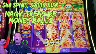 quotHigh Limit Magic Treasure Money Ball – 40 Spins 4000 Investment Was It Worth Itquot [upl. by Nixon695]