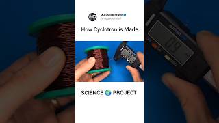 How A Cyclotron 🌍 is Made   Electro Magnetic Coil Accelerator scienceprojects cyclotron [upl. by Iraam]