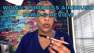 WOW LUMINESS AIRBRUSH DEMO amp REVIEW [upl. by Anala]