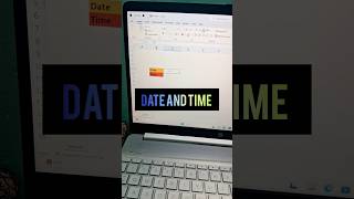 Ms excel me date and time kaise insart kare  Shortcuts se shorts triks [upl. by Hsemin]