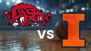 Arkansas vs Illinois Basketball Recap [upl. by Coryden]